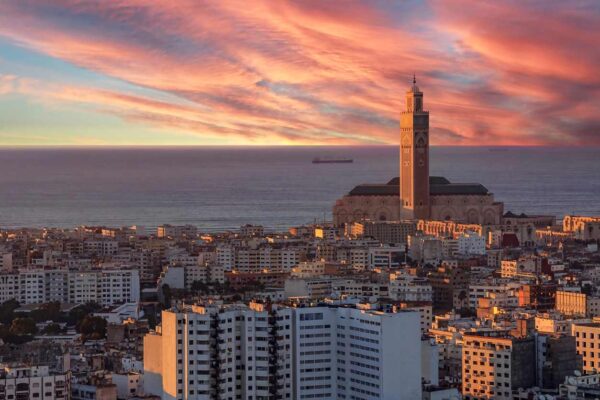 ville de Casablanca au Maroc